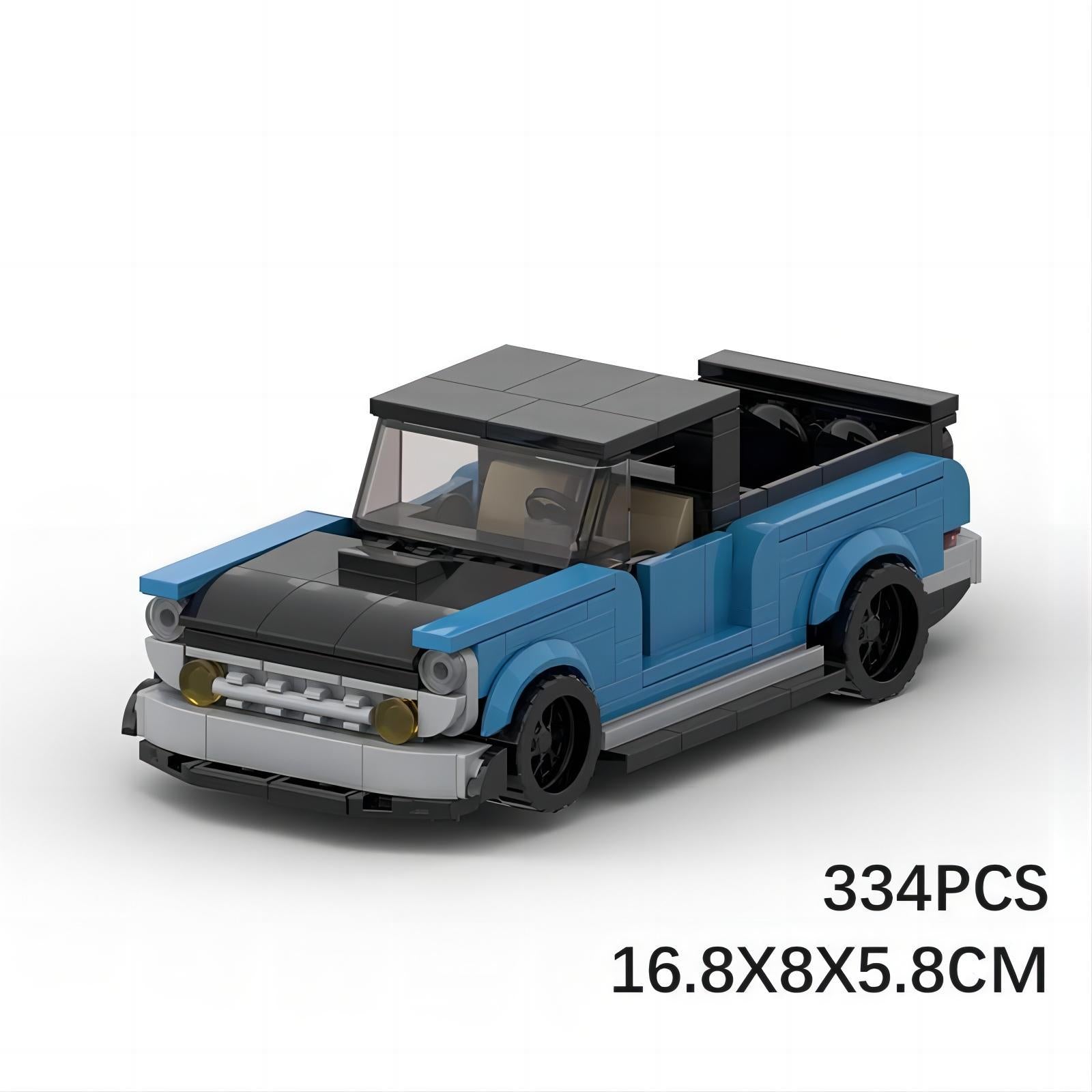1950's farm truck building set | moc-92628 - 5
