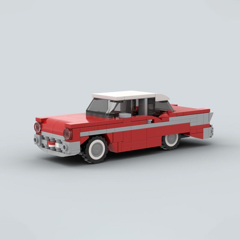 1957 chevrolet bel air building set | 6 studs wide | moc-36233 - 1