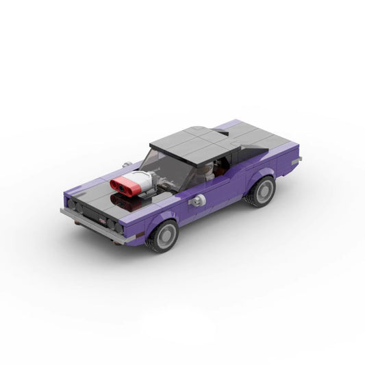 1970 dodge challenger building set | moc-91543 - 1