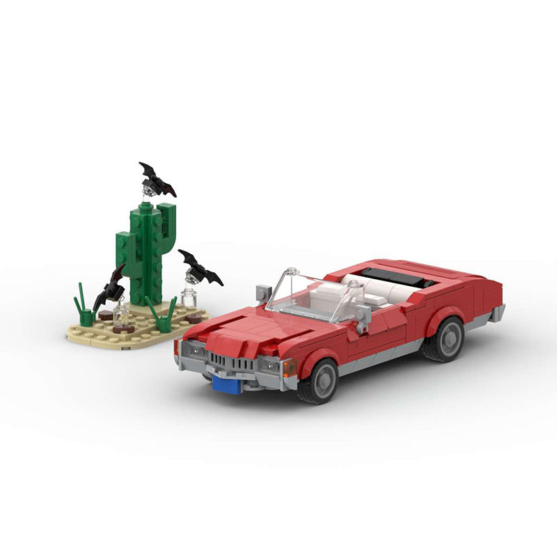 1971 chevrolet impala convertible building set | moc-154500 - 1