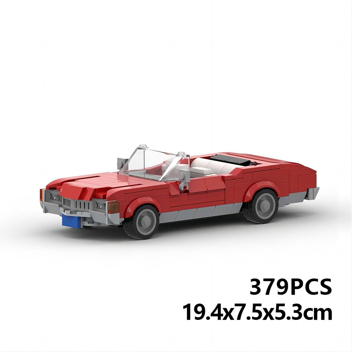 1971 chevrolet impala convertible building set | moc-154500 - 6