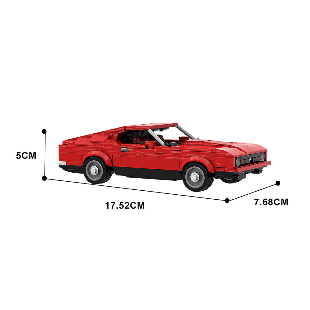 1971 ford mustang mach 1 car building set | moc-138347 - 1
