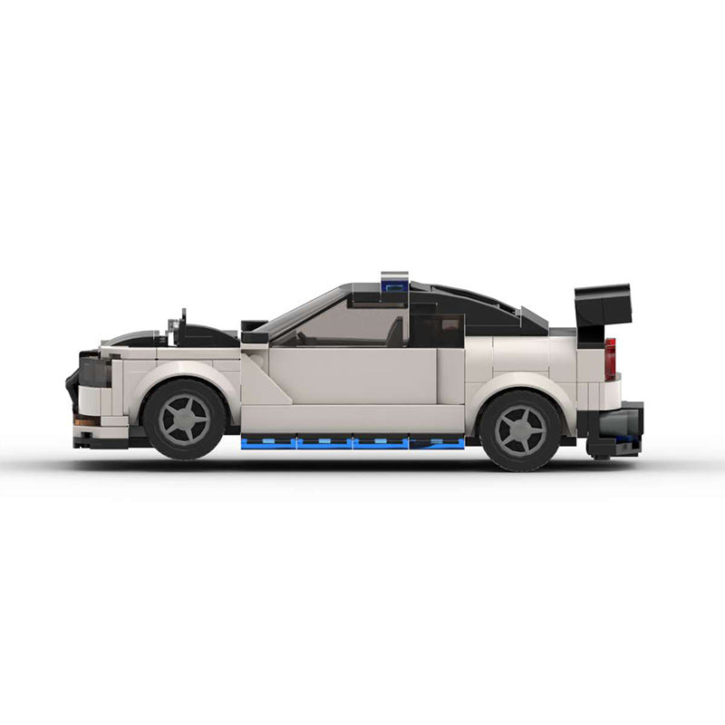 2002 nissan r34 gtr police car building set | moc-176495 - 3