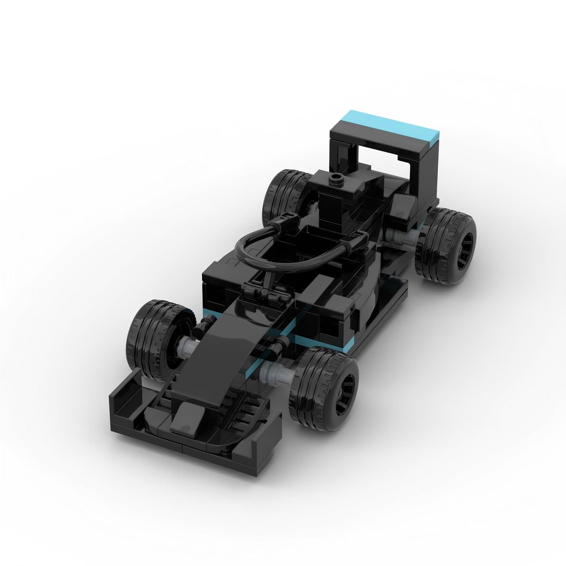 2020 mercedes w11 f1 car building set | moc-63053 - 2