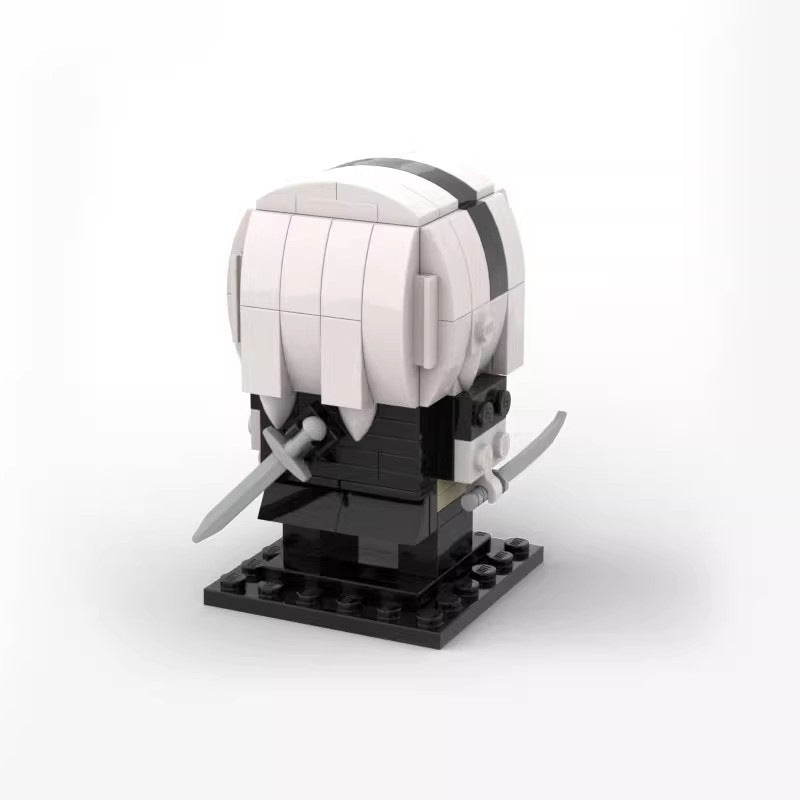2b brickheadz building set | nier automata | lego compatible - 3