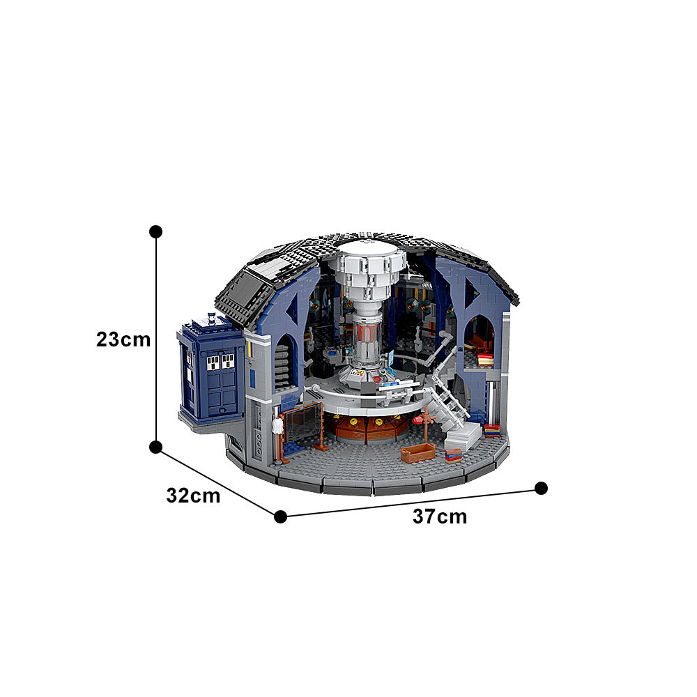 2th doctor tardis building set | doctor who | moc-165912 - 4