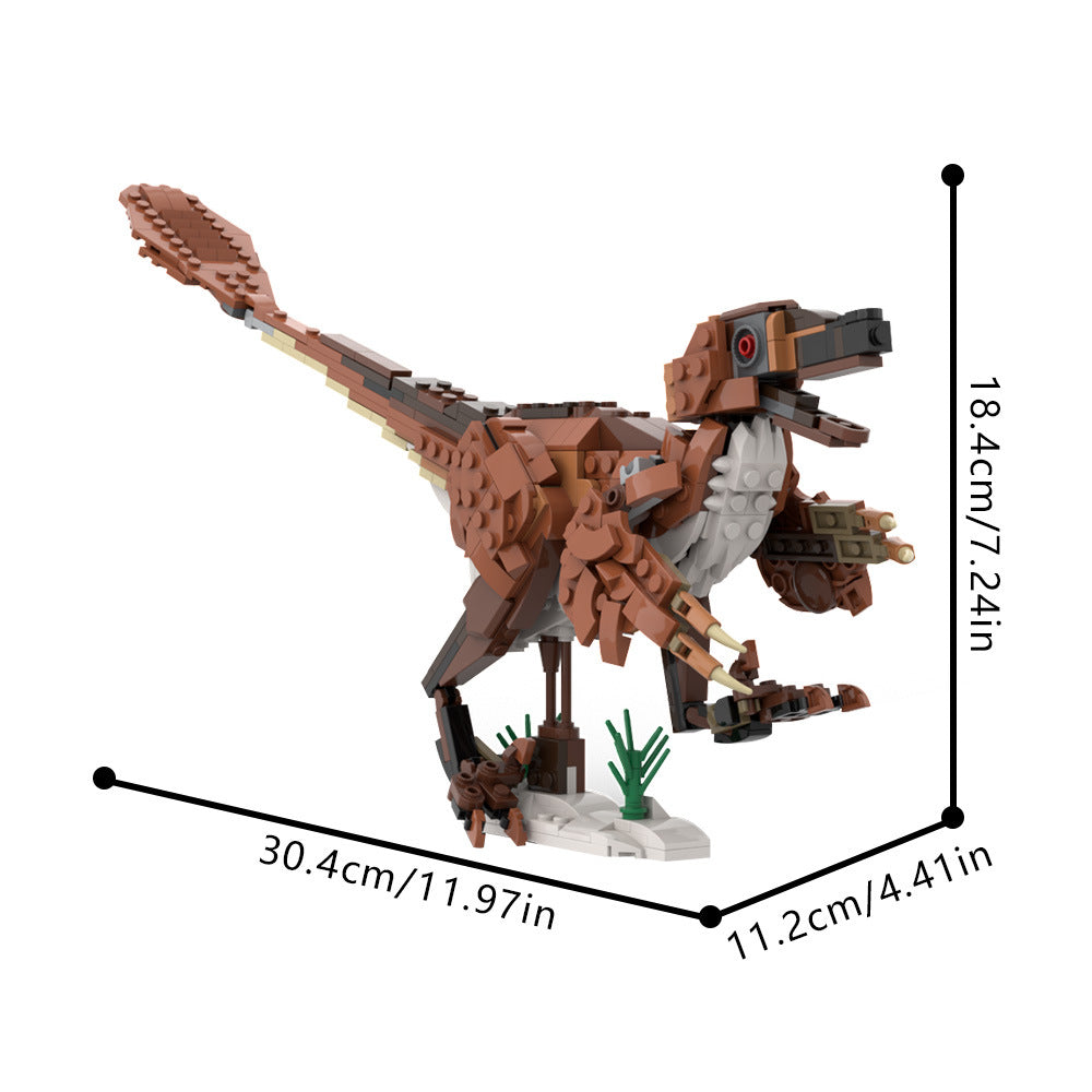 31154 velociraptor mongoliensis building set | moc-195946 - 4