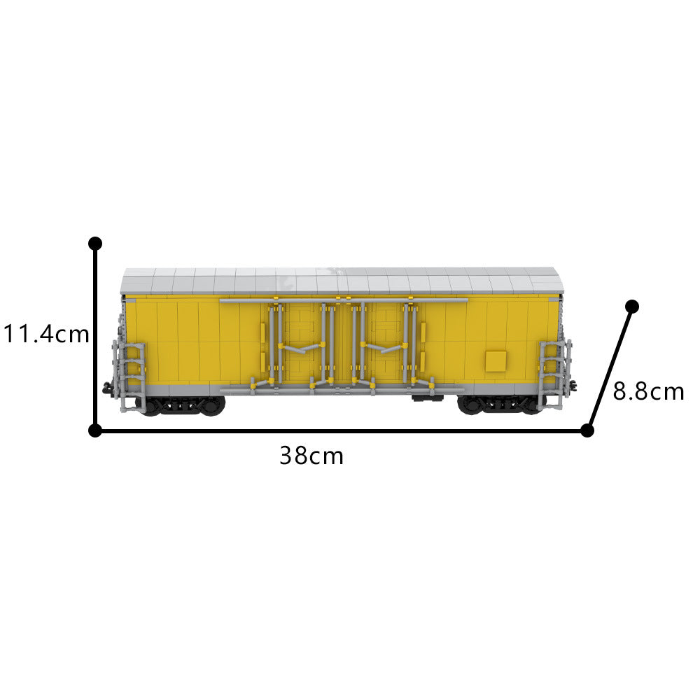 53ft evans double plug union pacific building set | moc-133906 - 4