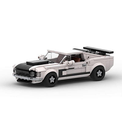 69 ford mustang boss 302 building set | lego compatible - 1