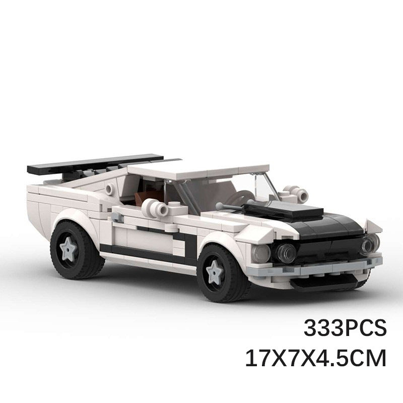 69 ford mustang boss 302 building set | lego compatible - 3