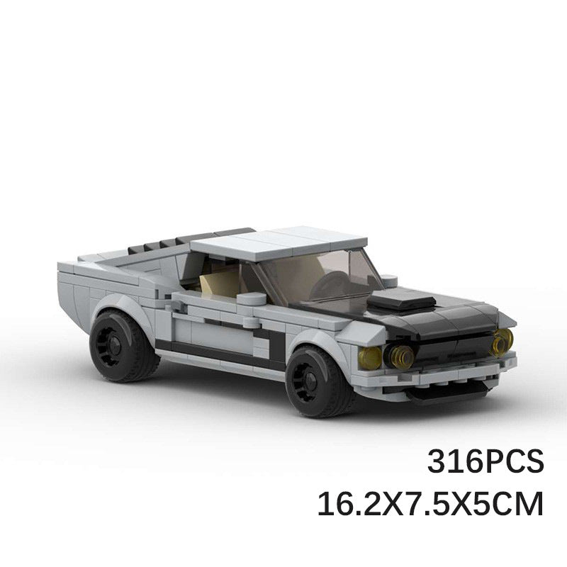 69 ford mustang boss 302 building set | moc-96038 - 4