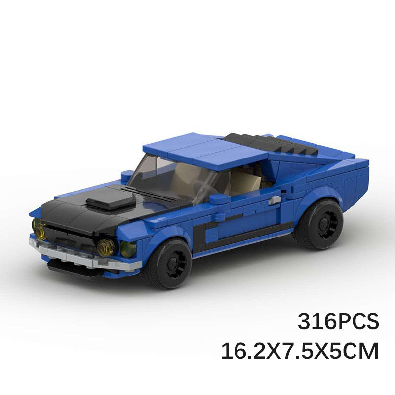 69 ford mustang boss 302 building set | moc-96038 - 6