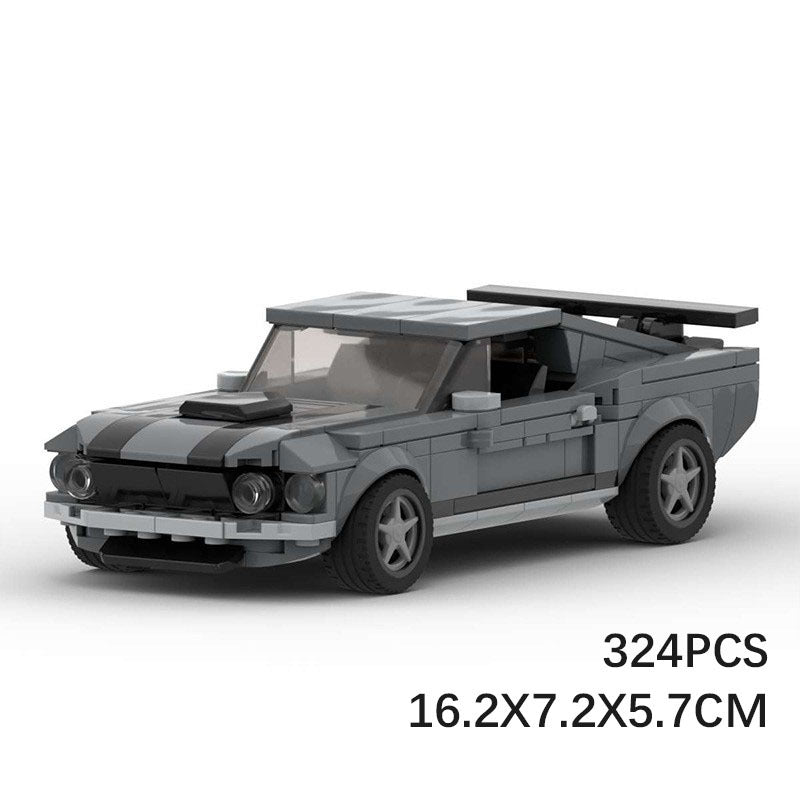 69 ford mustang john wick building set | moc-95701 - 6