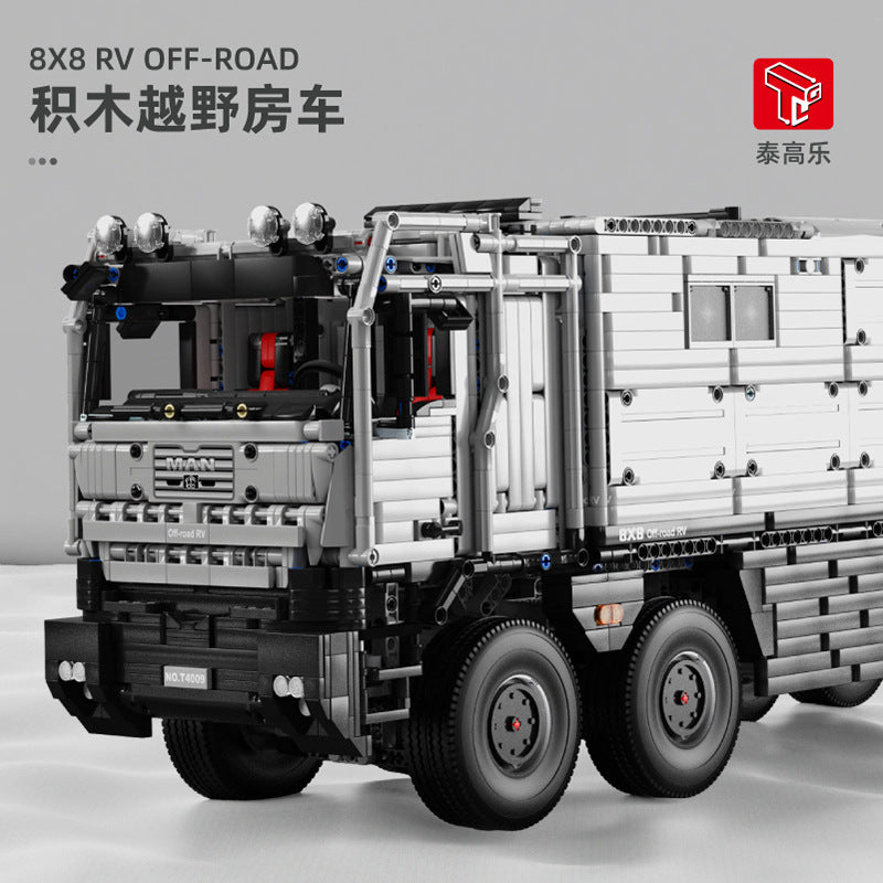 8x8 rv off-road t4009 building blocks set - 2