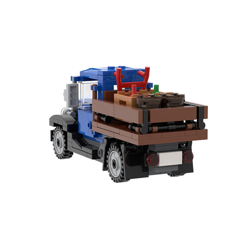 MOC-5823 1930s Delivery / Farm Truck - Fit Winter Village Cider - 211 pcs - 2