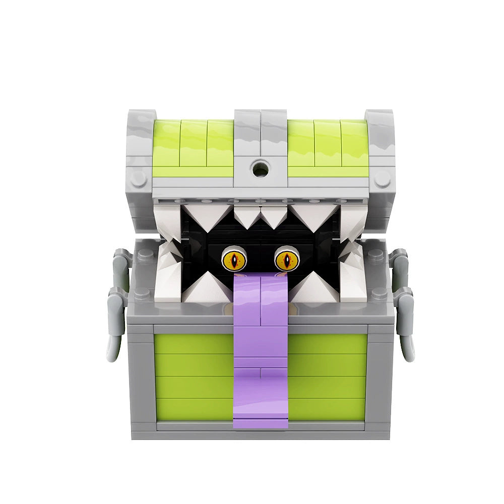 Mimics Treasure Chest Monster Building Set | D&D | GoBricks