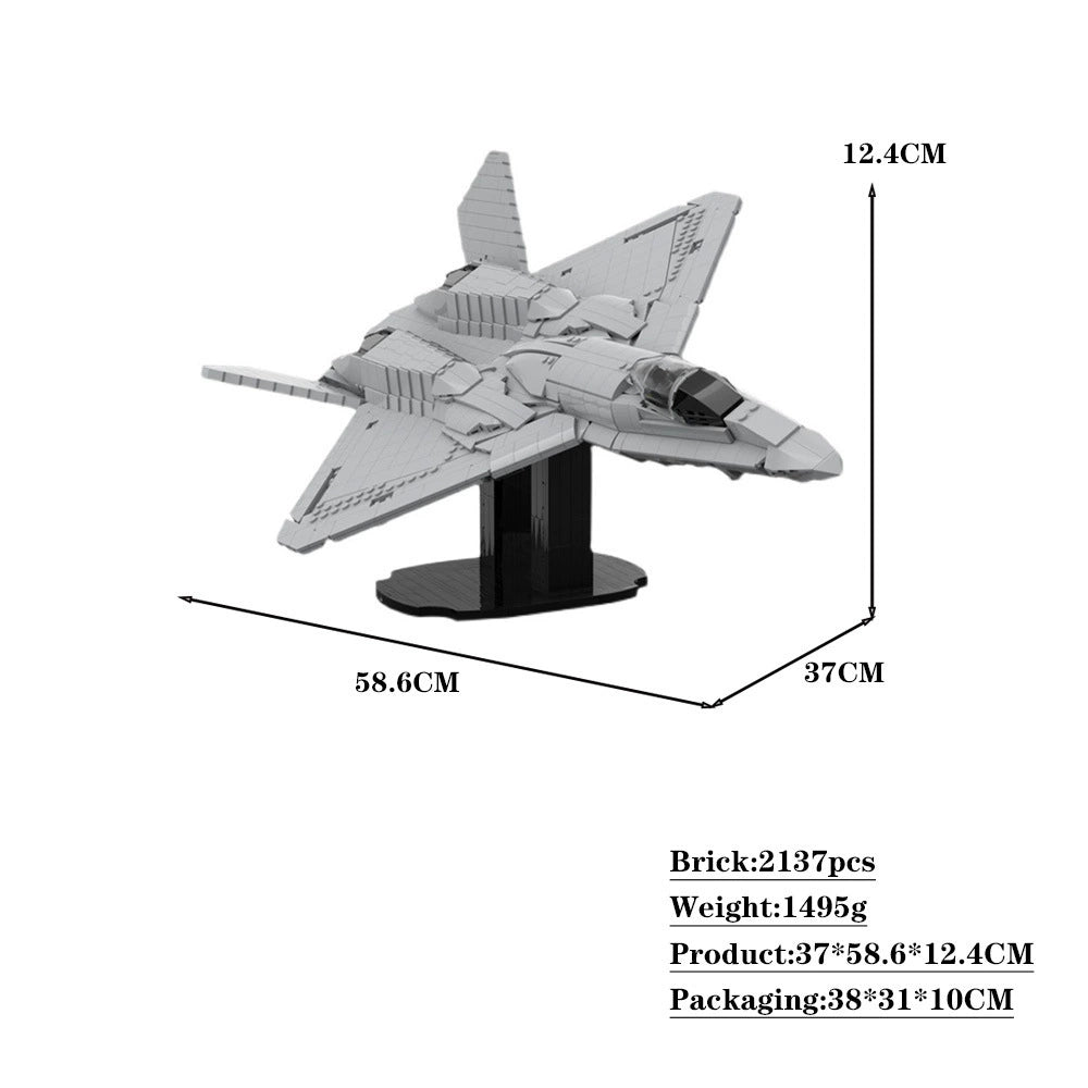 YF-23 Black Widow II Stealth Fighter Building Set | MOC-41847