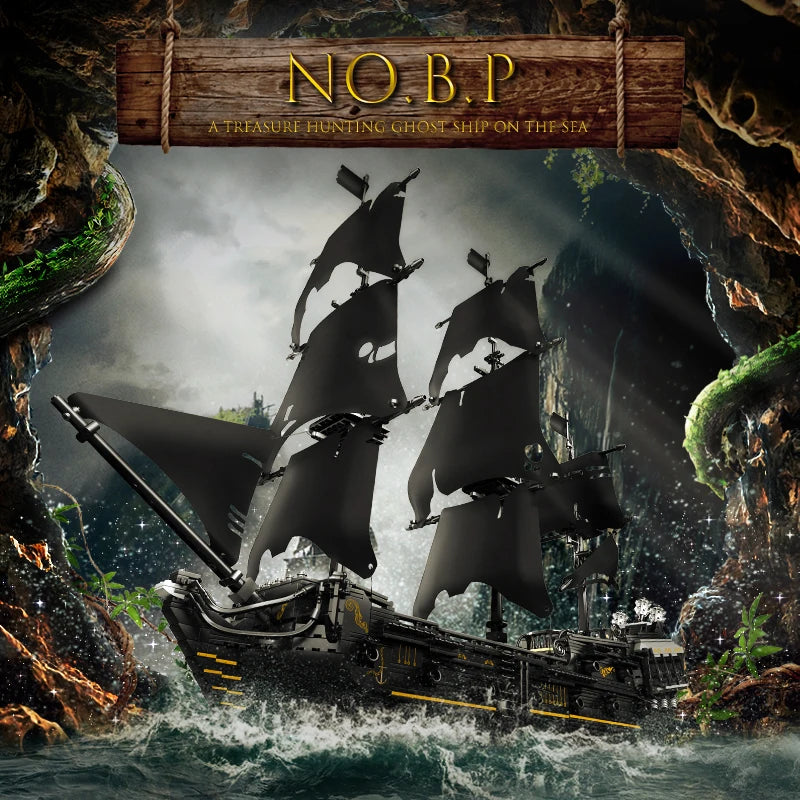 Pirate Flying Dutchmans Boat Construction Kit - Mould King - 4