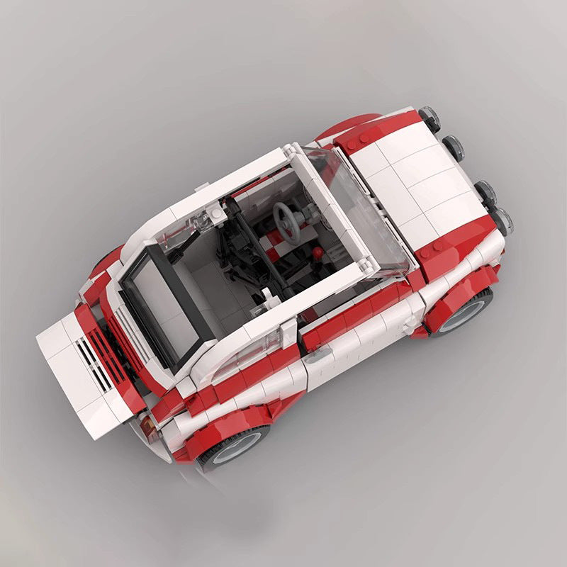 abarth 595 ss racing car building set | moc-94923 - 2