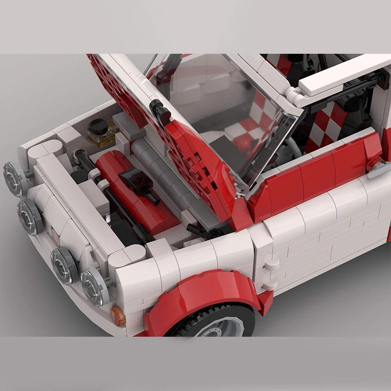 abarth 595 ss racing car building set | moc-94923 - 3