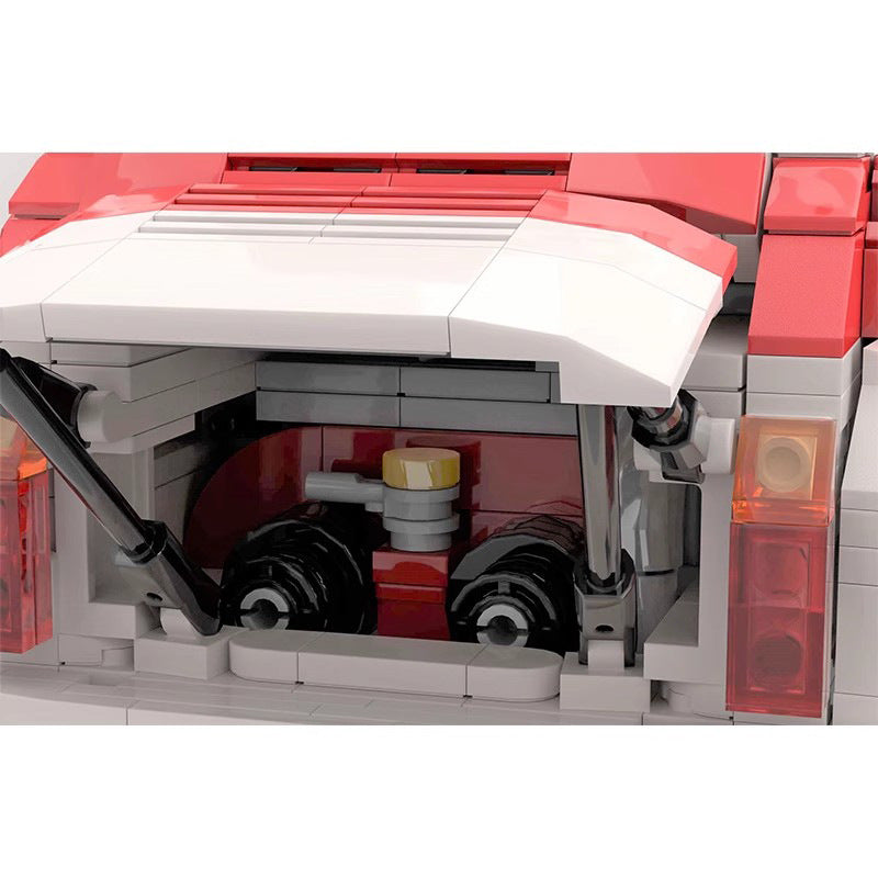 abarth 595 ss racing car building set | moc-94923 - 4