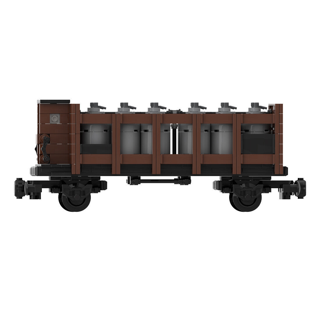 acid carrying wagon with brakeman's cab building set | moc-133884 - 1