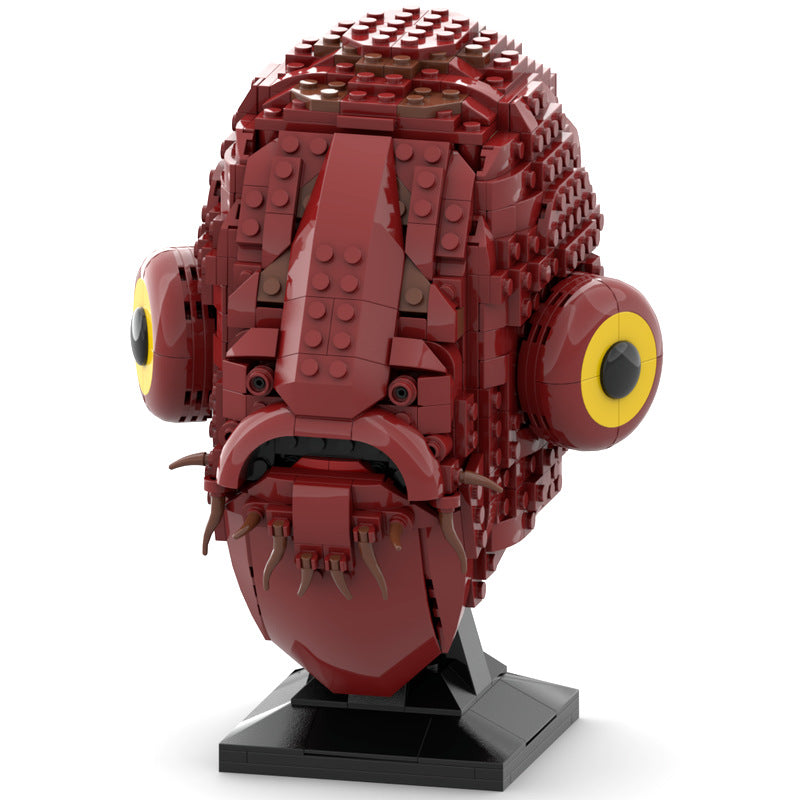 admiral ackbar head helmet building set | star wars | moc-111289 - 1