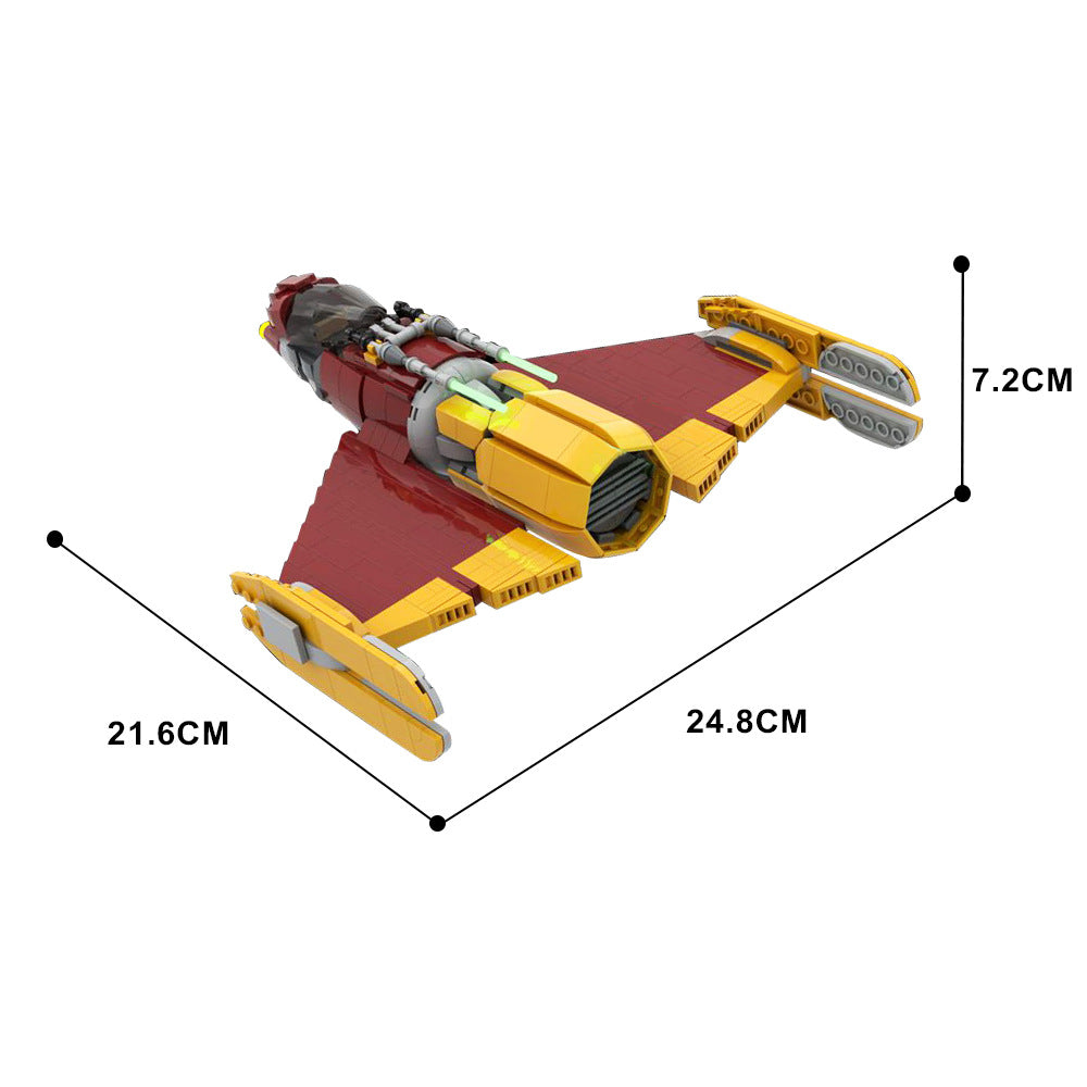 ahsoka shin hati’s starfighter | star wars | moc-158204 - 5