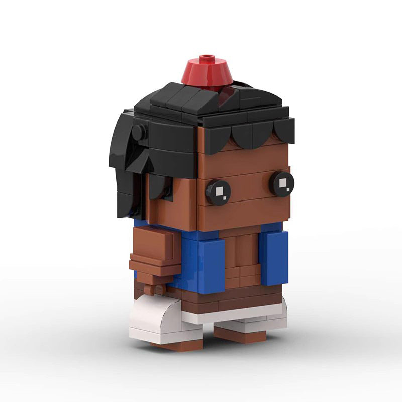 aladdin brickheadz building set | moc arabian nights | lego-compatible - 3