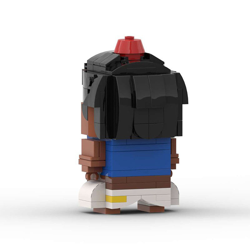 aladdin brickheadz building set | moc arabian nights | lego-compatible - 4