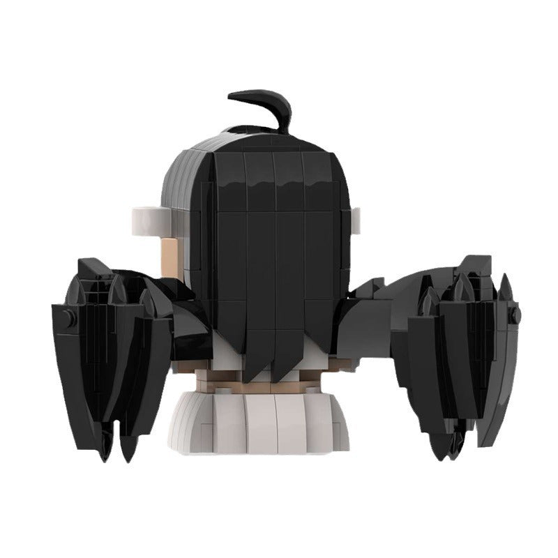 albedo brickheadz anime building kit | overlord moc | 298 pcs - 4