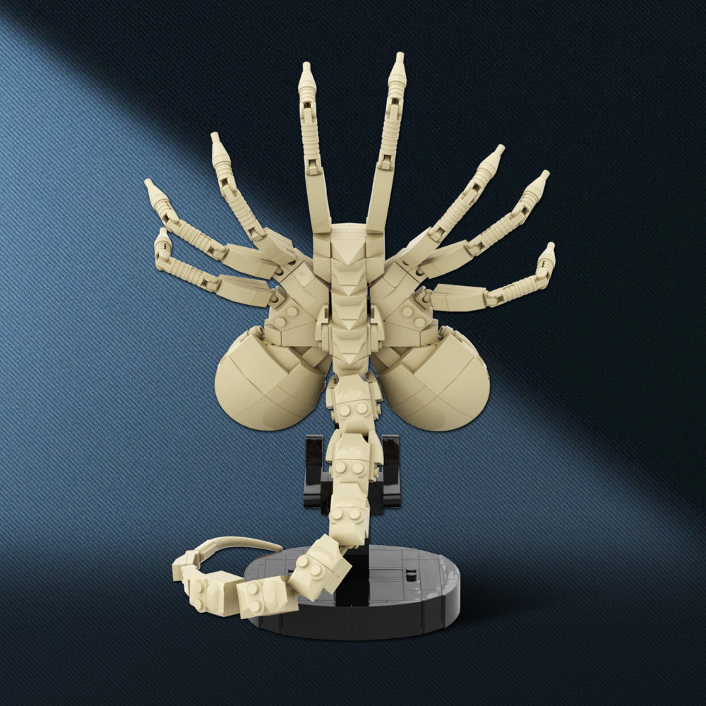 aliens facehugger moc building set - 1