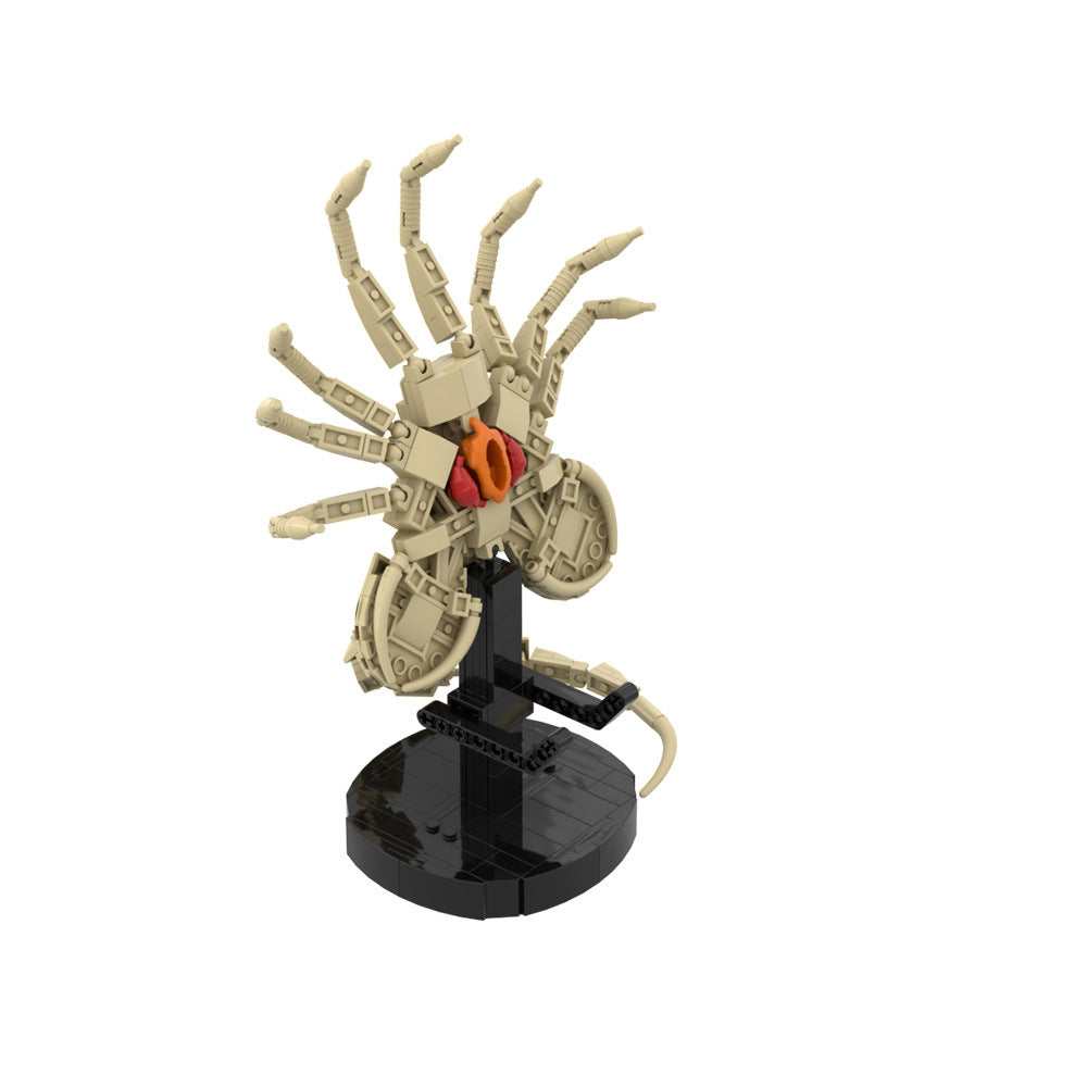 aliens facehugger moc building set - 2
