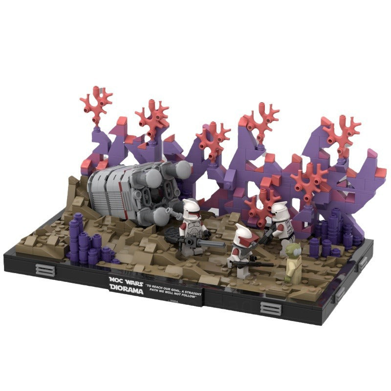 ambush building set | the clone wars dioramas | moc-108406 - 5