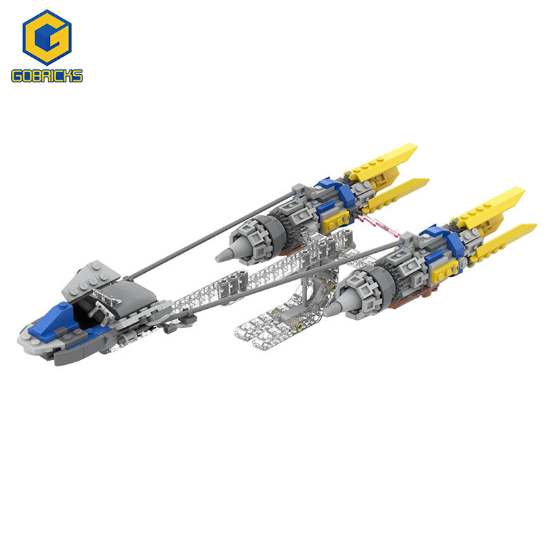 anakin’s podracer set 75258 mod | star wars | moc-56916 - 5