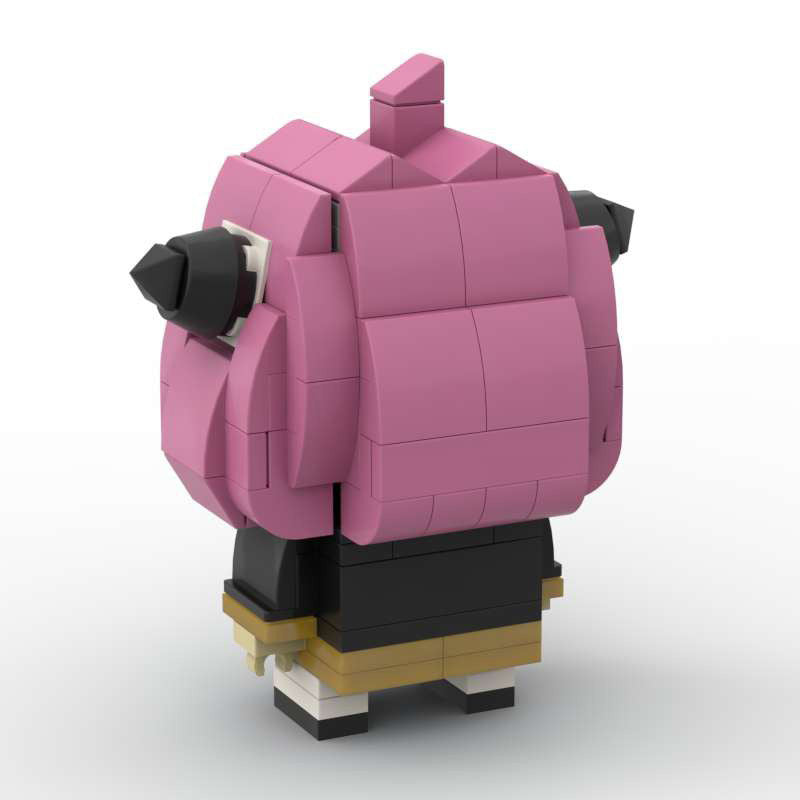 anya brickheadz building set | spy x family moc | lego-compatible - 3
