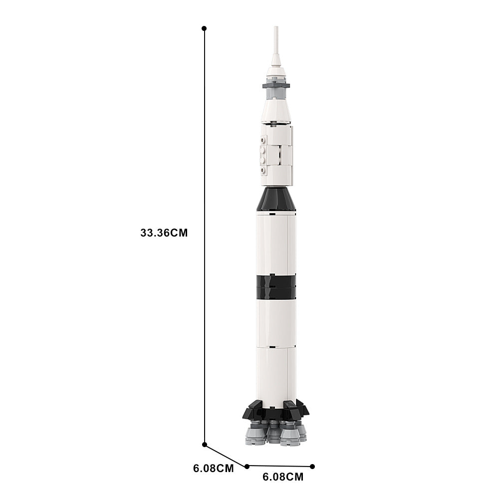 apollo saturn v launch vehicle building set | moc-122492 - 4
