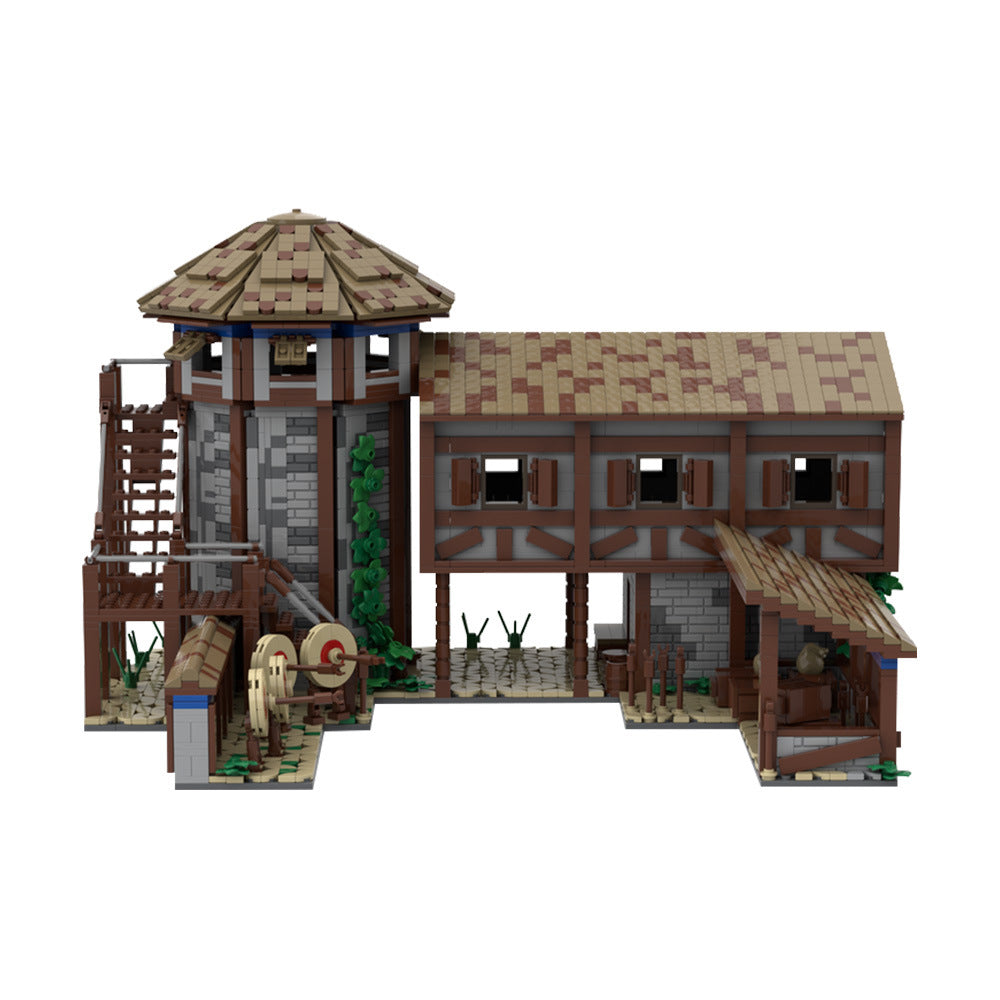 archery range building set | age of empires | moc-200427 - 3