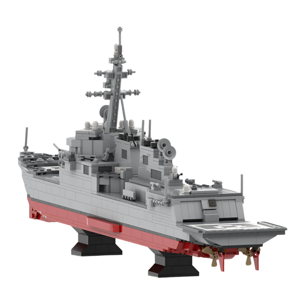 arleigh burke class guided missile destroyer building set | flight ii a | moc-125117 - 1