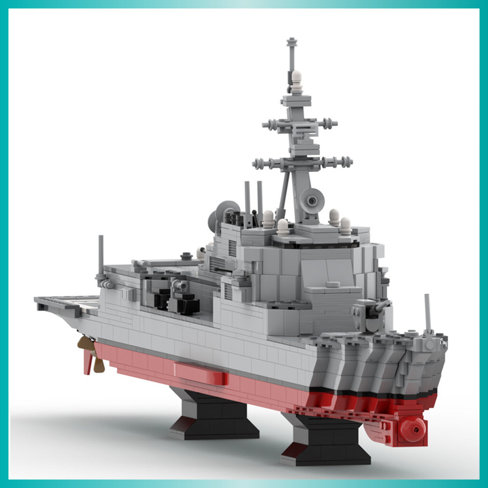 arleigh burke class guided missile destroyer building set | flight ii a | moc-125117 - 5