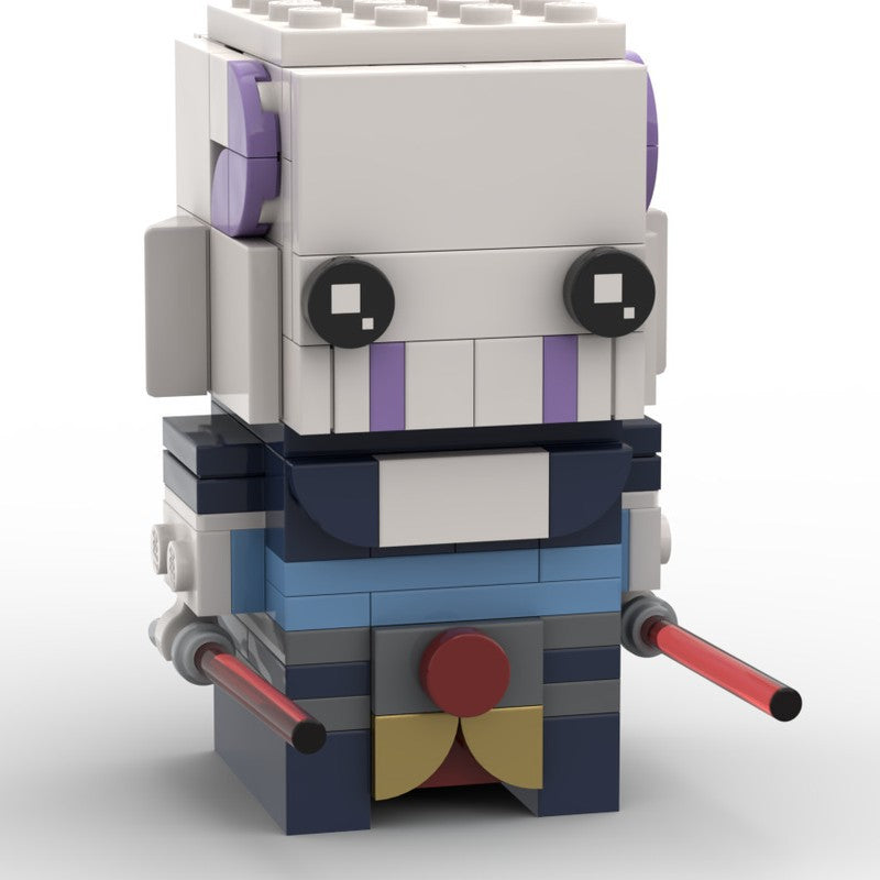 asajj ventress brickheadz building set | star wars | lego-compatible - 1