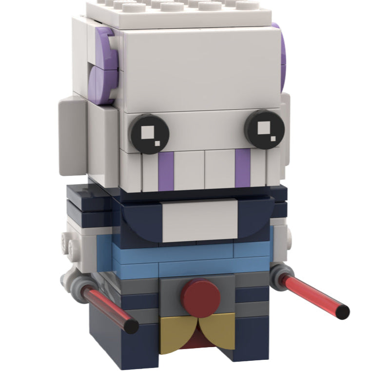 asajj ventress brickheadz building set | star wars | lego-compatible - 2