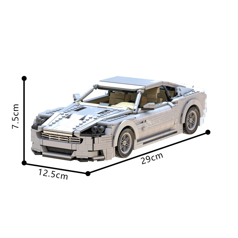 aston martin dbs 2007-2012 car building set | moc-202183 - 4