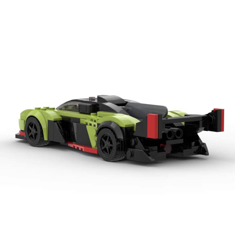 aston martin valkyrie amr pro 8-wide building sets | moc-76115 - 2