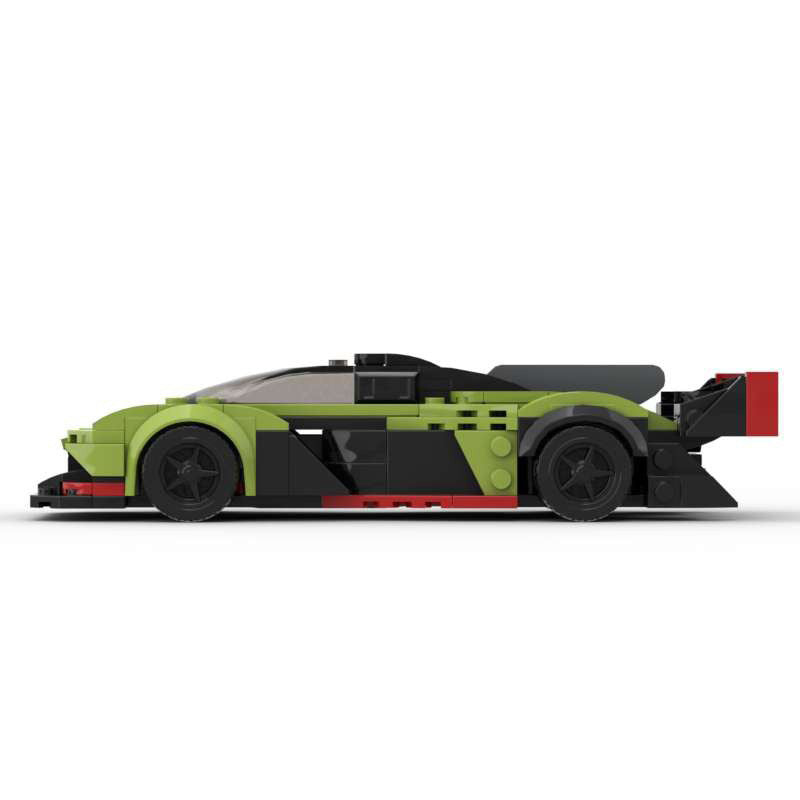 aston martin valkyrie amr pro 8-wide building sets | moc-76115 - 3