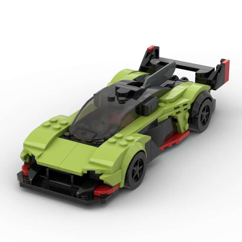 aston martin valkyrie amr pro 8-wide building sets | moc-76115 - 4