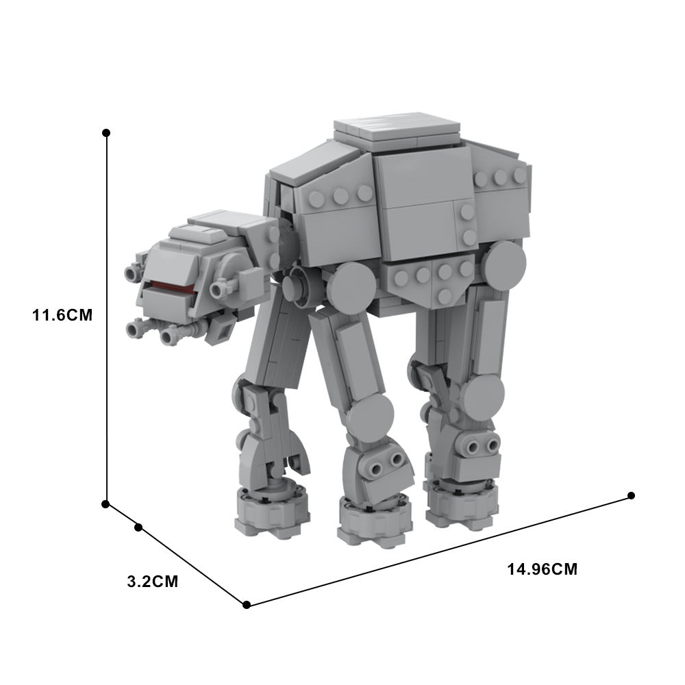 at-at walker building set | star wars | moc-43285 - 4