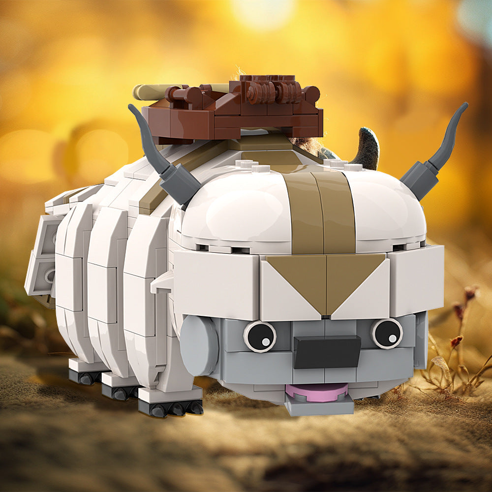 avatar: the last airbender flying bison moc building blocks - 1