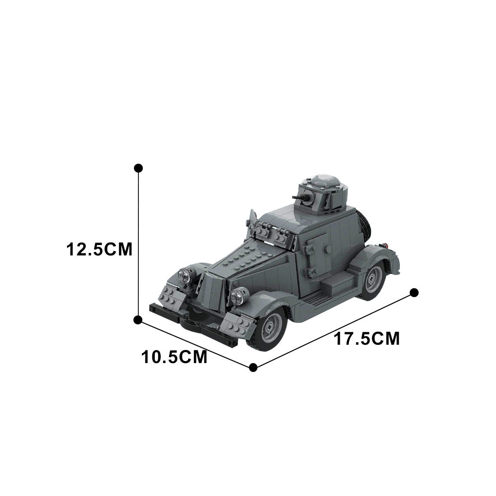 ba-20 light armored vehicle building set | moc-181035 - 2