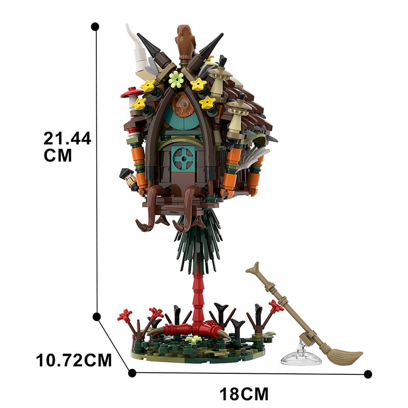 baba yaga hut building set | moc-128416 - 3